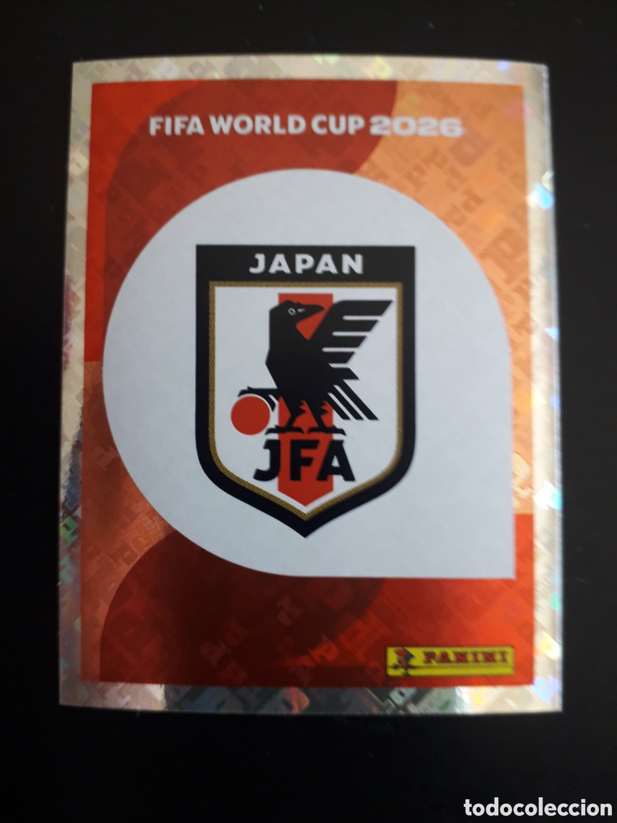 Cromos de f&uacute;tbol: ESCUDO JAP&Oacute;N JPN 1 MUNDIAL F&Uacute;TBOL 2026 FIFA WORLD CUP PANINI SIN PEGAR PEDIDO M&Iacute;NIMO 3&euro;
