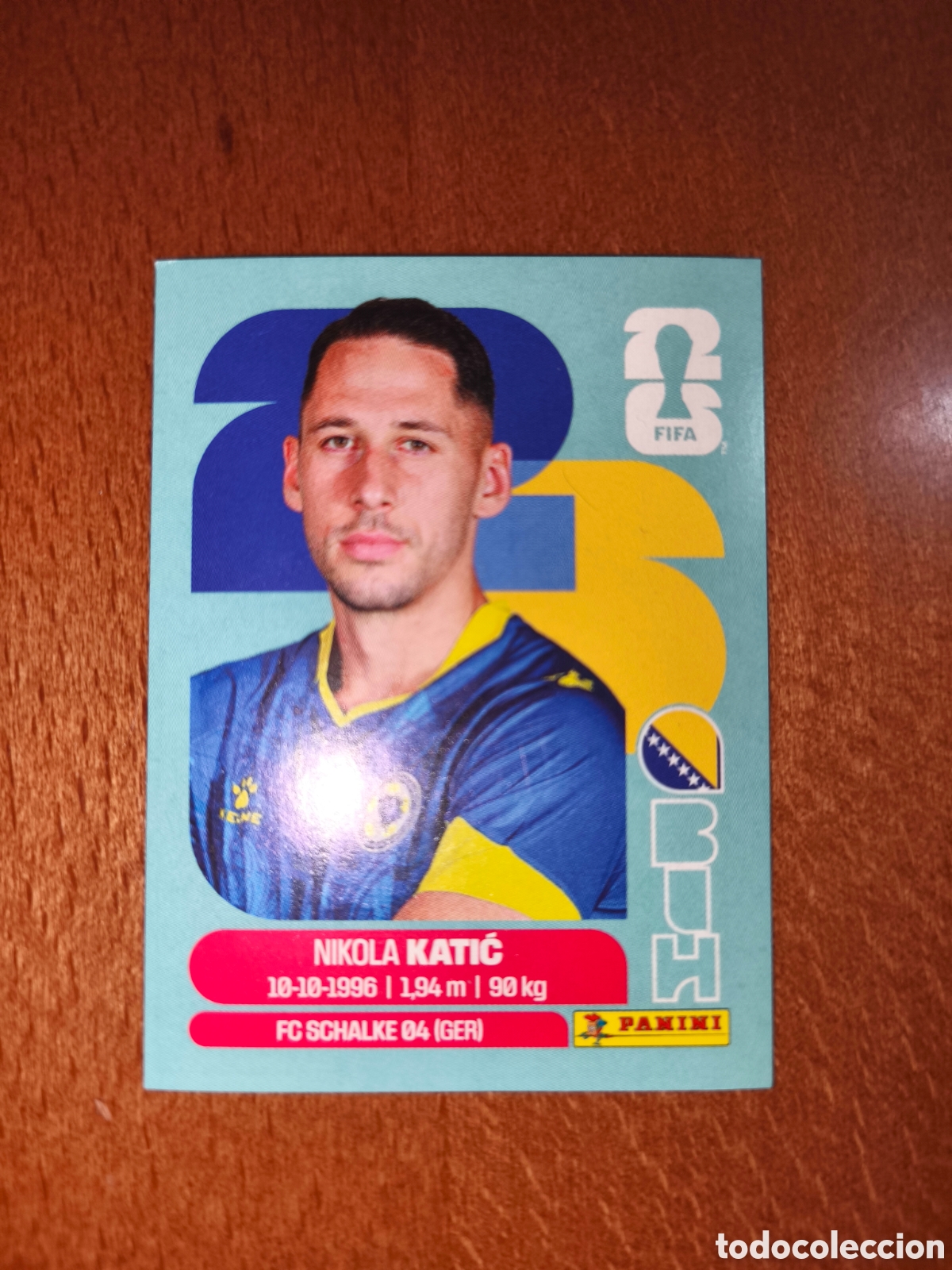 Cromos de f&uacute;tbol: BIH7 Nikola Katic BIH 7 Fifa World Cup 2026 Bosnia