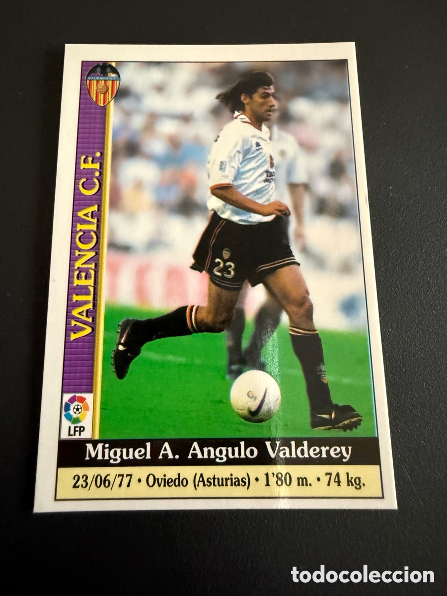 Cromos de f&uacute;tbol: MUNDICROMO 2000. n 70. &Aacute;NGULO ( Valencia)