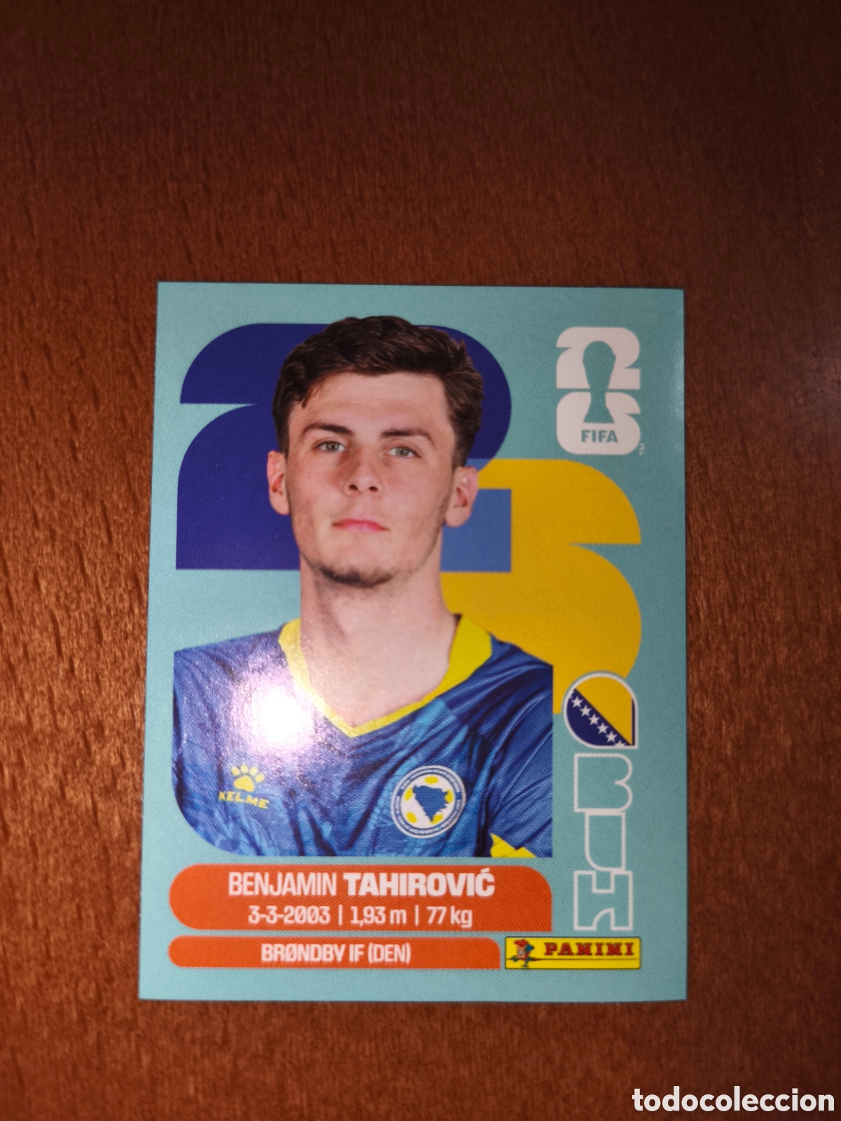 Cromos de f&uacute;tbol: BIH9 Benjamin Tahirovic BIH 9 Fifa World Cup 2026 Bosnia