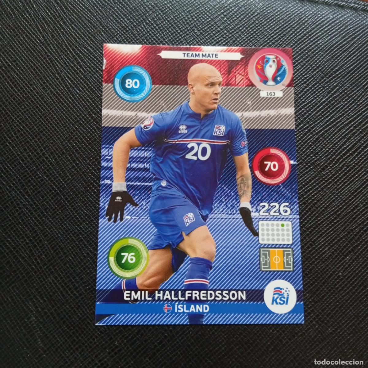 Cromos de f&uacute;tbol: 163 EMIL HALLFREDSSON ISLANDIA PANINI ADRENALYN FRANCIA EURO 2016 FUTBOL EUROCOPA 16 - A148 PG4