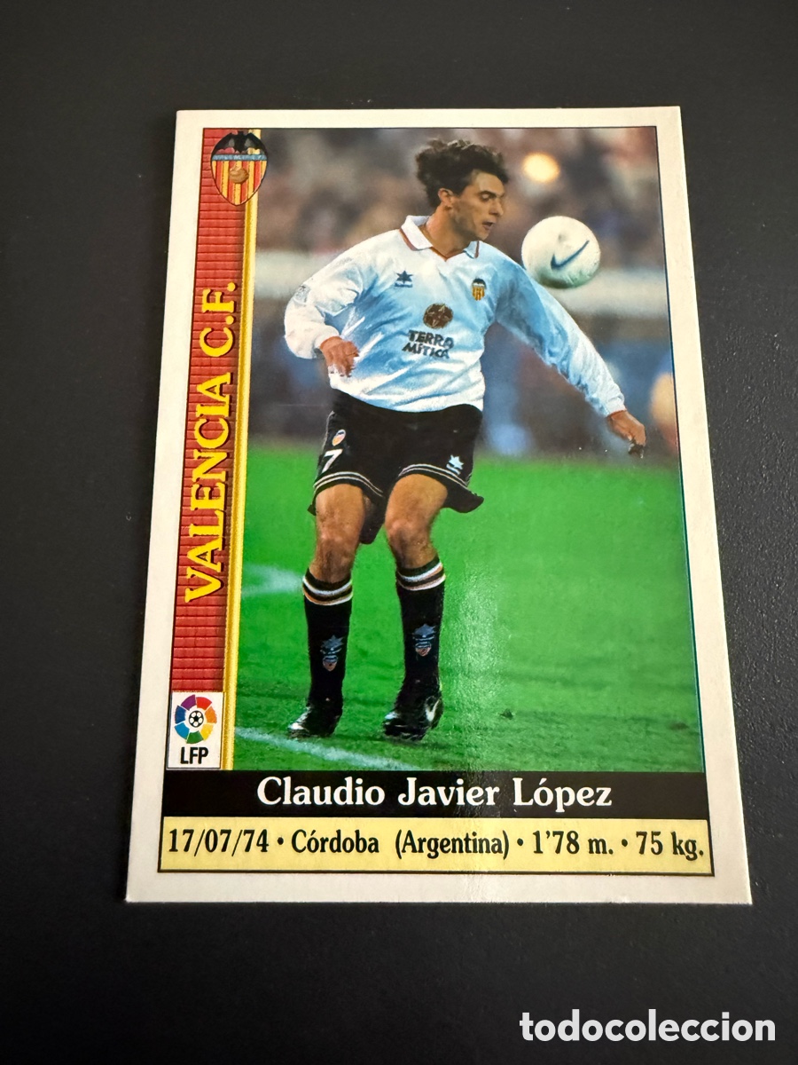 Cromos de f&uacute;tbol: MUNDICROMO 2000. n 72. CLAUDIO L&Oacute;PEZ ( Valencia)