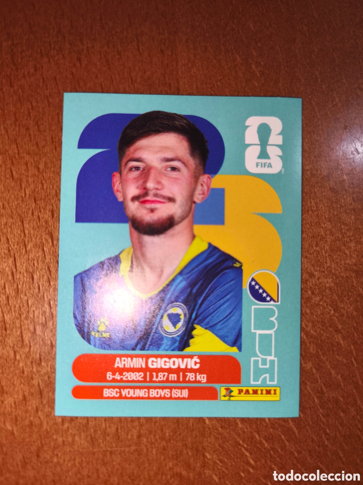 Cromos de f&uacute;tbol: BIH10 Armin Gigovic BIH 10 Fifa World Cup 2026 Bosnia