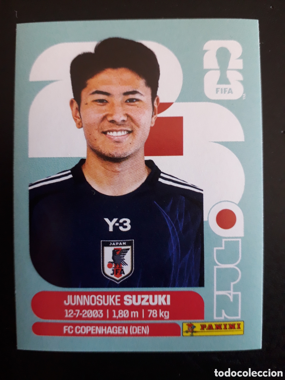 Figurine di Calcio: SUZUKI JAP&Oacute;N JPN 5 MUNDIAL F&Uacute;TBOL 2026 FIFA WORLD CUP PANINI SIN PEGAR PEDIDO M&Iacute;NIMO 3&euro;.