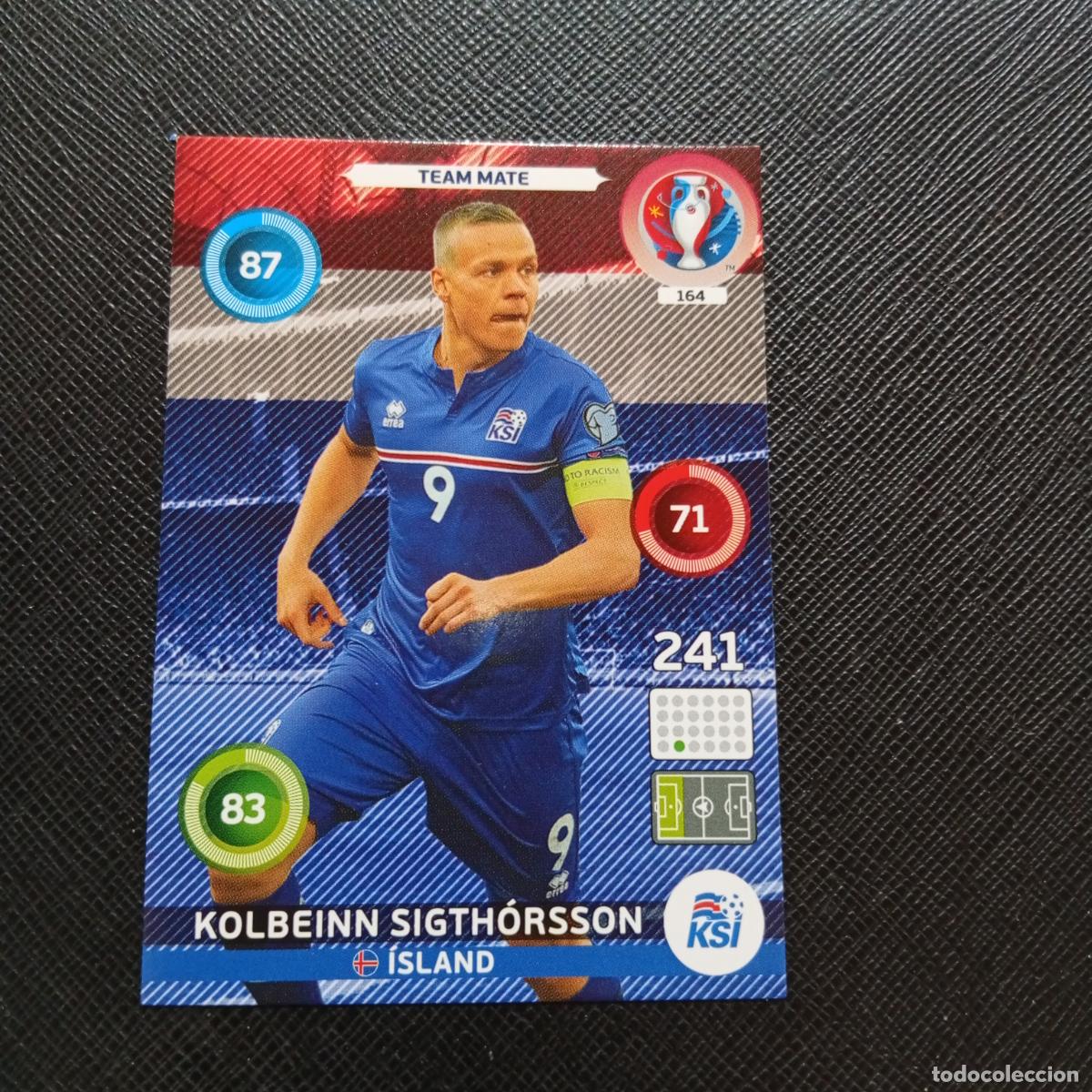 Figurine di Calcio: 164 SIGHTHORSSON ISLANDIA PANINI ADRENALYN FRANCIA EURO 2016 FUTBOL EUROCOPA 16 - A148 PG5