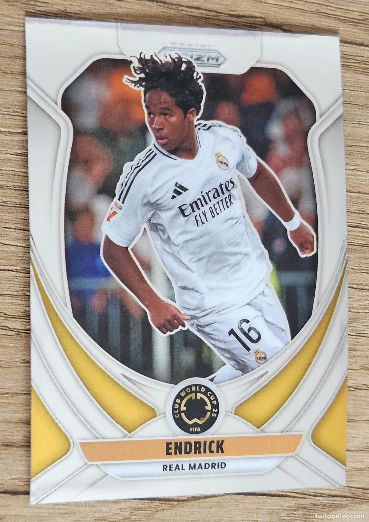 Figurine di Calcio: 159 Endrick (Real Madrid) Cromo Panini Prizm FIFA Club World Cup 2024-2025 (24-25) Mundial de clubes