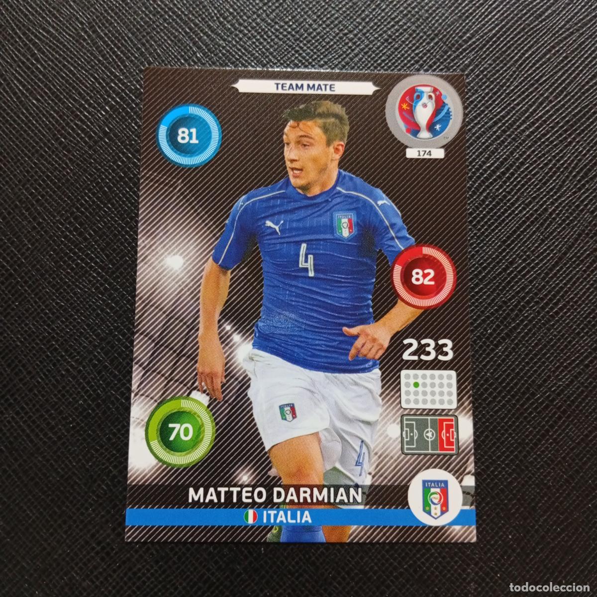 Figurine di Calcio: 174 DARMIAN ITALIA PANINI ADRENALYN FRANCIA EURO 2016 FUTBOL EUROCOPA 16 - A148 PG5