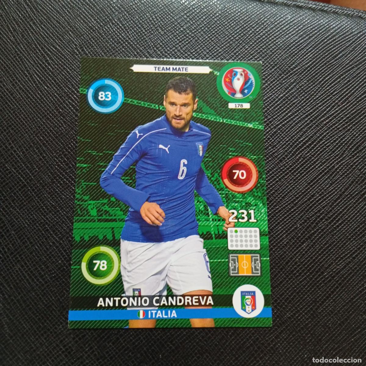 Figurine di Calcio: 178 CANDREVA ITALIA PANINI ADRENALYN FRANCIA EURO 2016 FUTBOL EUROCOPA 16 - A148 PG5