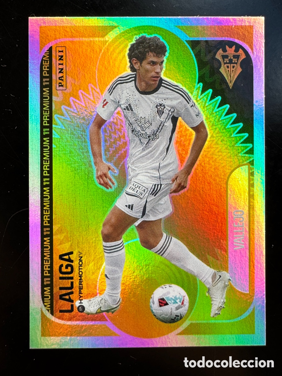 Cromos de f&uacute;tbol: Vallejo Premium Albacete Liga Hypermotion 2025/26