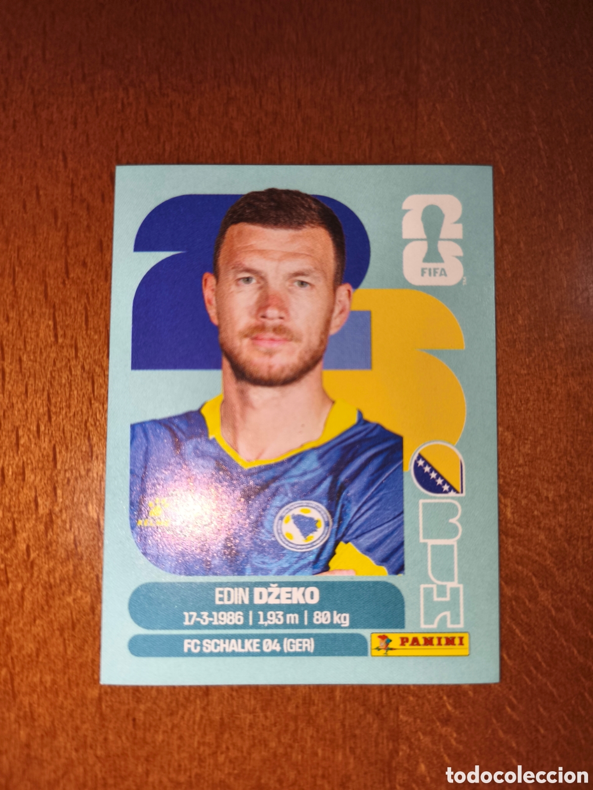 Cromos de f&uacute;tbol: BIH18 Edin Dzeko BIH 18 Fifa World Cup 2026 Bosnia