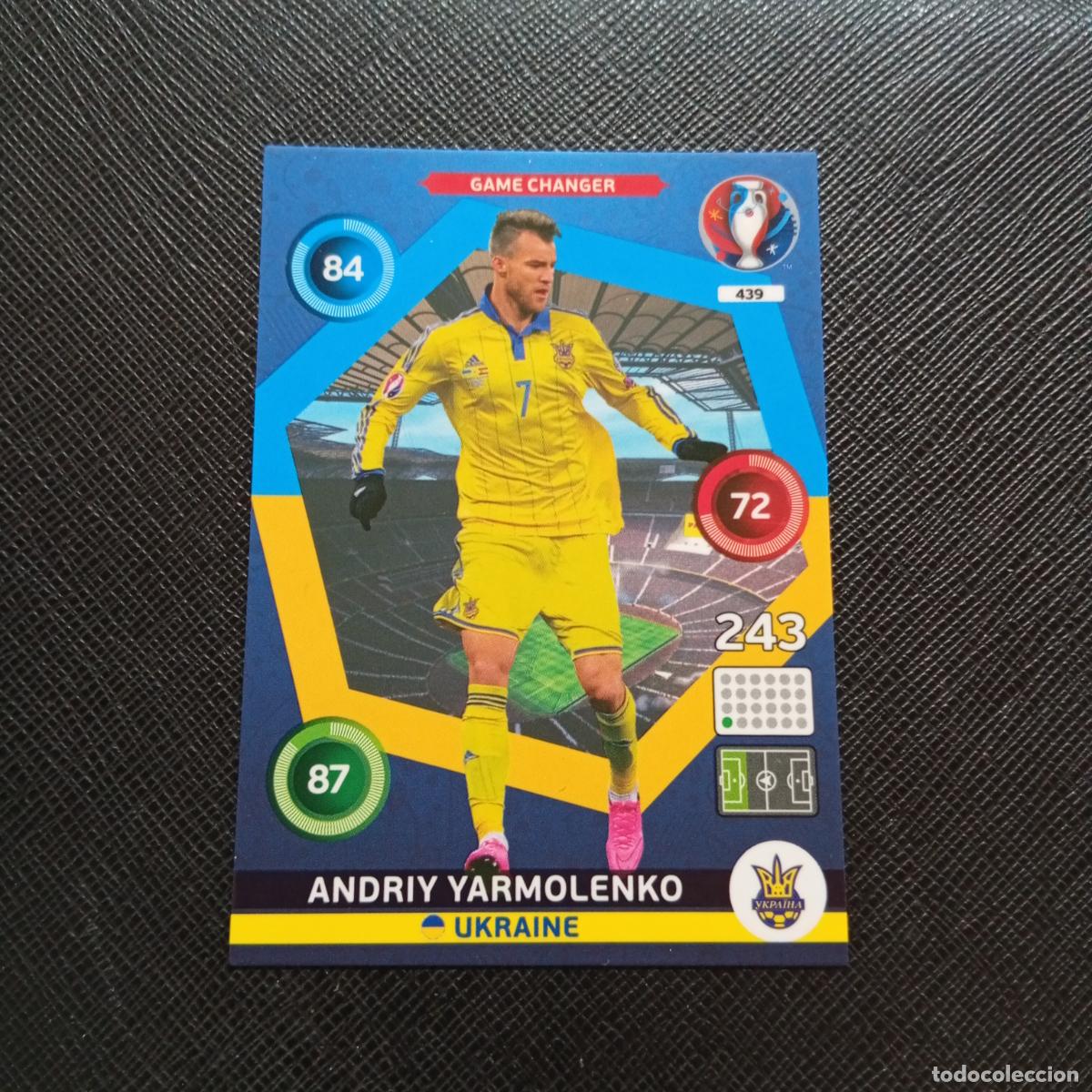 Cromos de f&uacute;tbol: 439 YARMOLENKO UCRANIA PANINI ADRENALYN FRANCIA EURO 2016 FUTBOL EUROCOPA 16 - A148 PG7