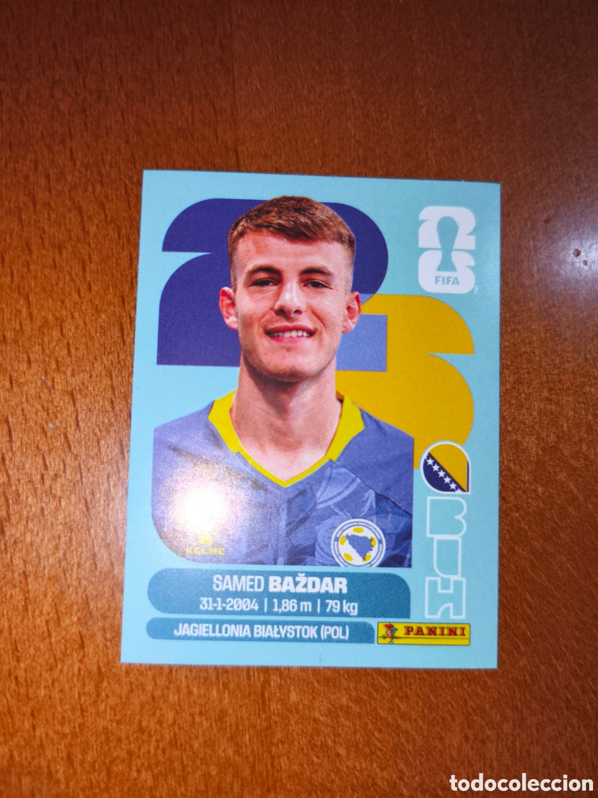 Cromos de f&uacute;tbol: BIH19 Samed Bazdar BIH 19 Fifa World Cup 2026 Bosnia