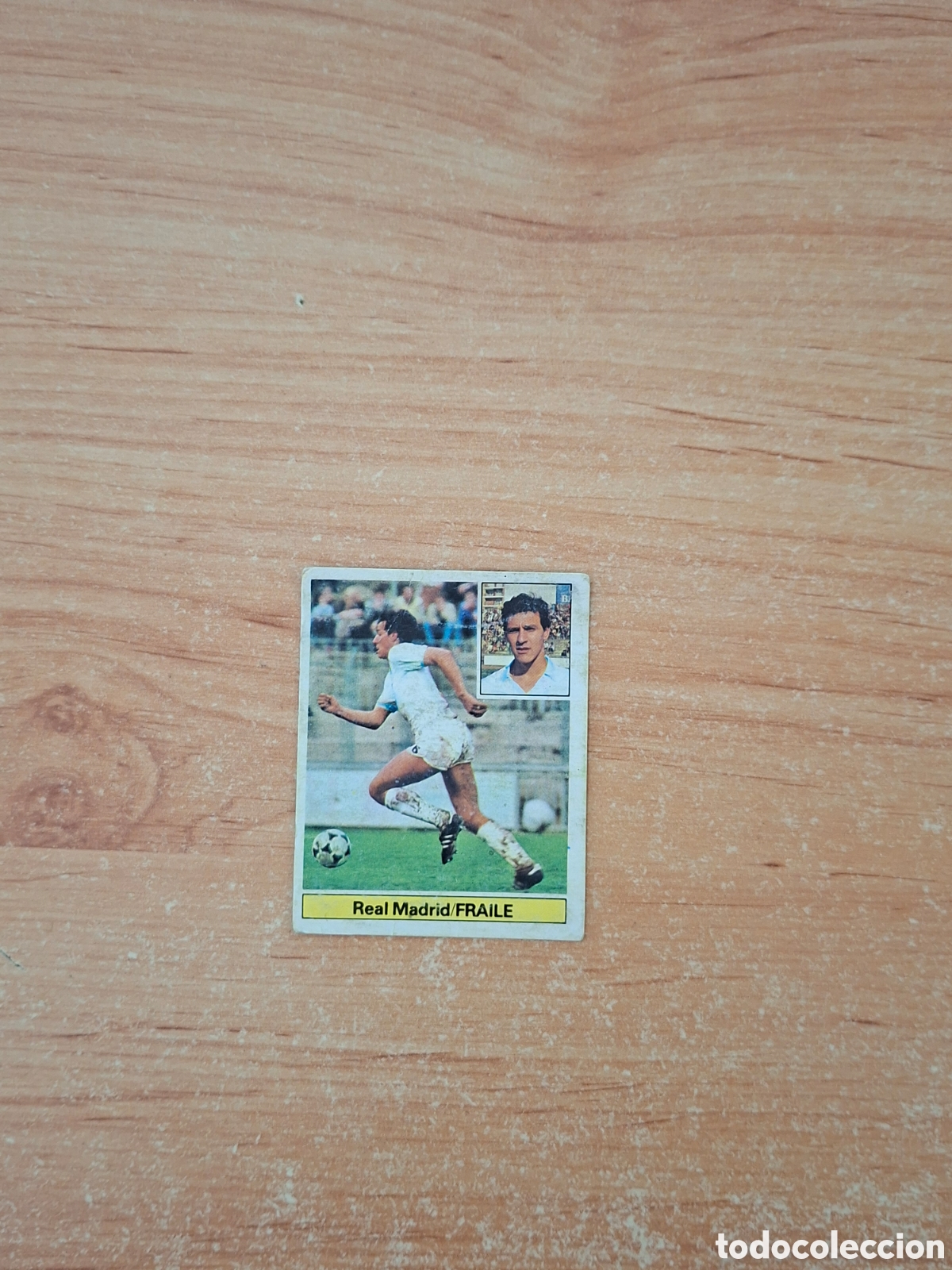 Cartes &agrave; collectionner de Football: Este 81 82 fraile Madrid pintado 10 fichaje despegado ver fotos