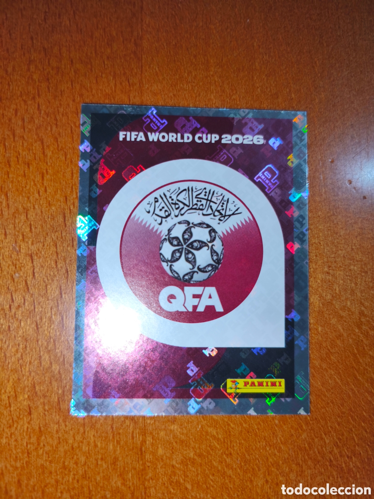 Cromos de f&uacute;tbol: QAT1 Escudo QAT 1 Fifa World Cup 2026 Qatar