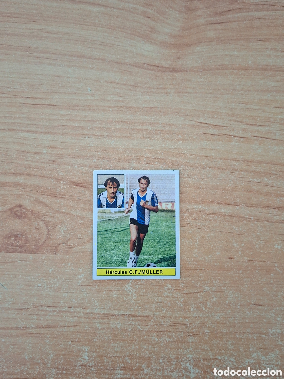 Cartes &agrave; collectionner de Football: Este 81 82 muller h&eacute;rcules 28 bis fichaje despegado ver fotos