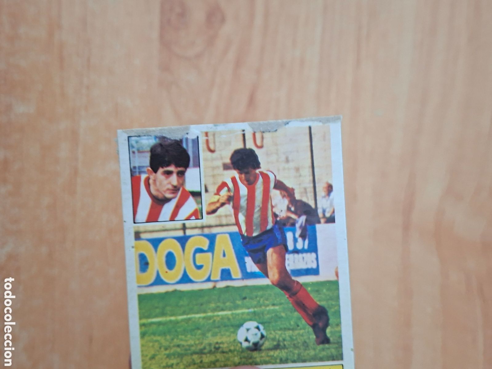 Cartes &agrave; collectionner de Football: Este 81 82 urrechu gijon pintado mal estado por delante 11fichaje despegado ver fotos