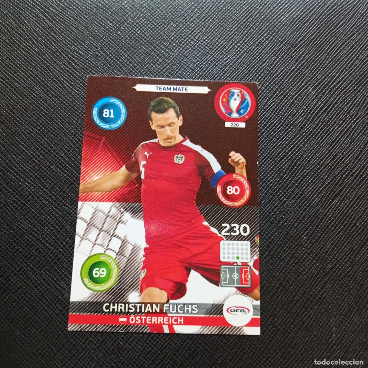 Cromos de f&uacute;tbol: 228 FUCHS AUSTRIA PANINI ADRENALYN FRANCIA EURO 2016 FUTBOL EUROCOPA 16 - A148 PG11