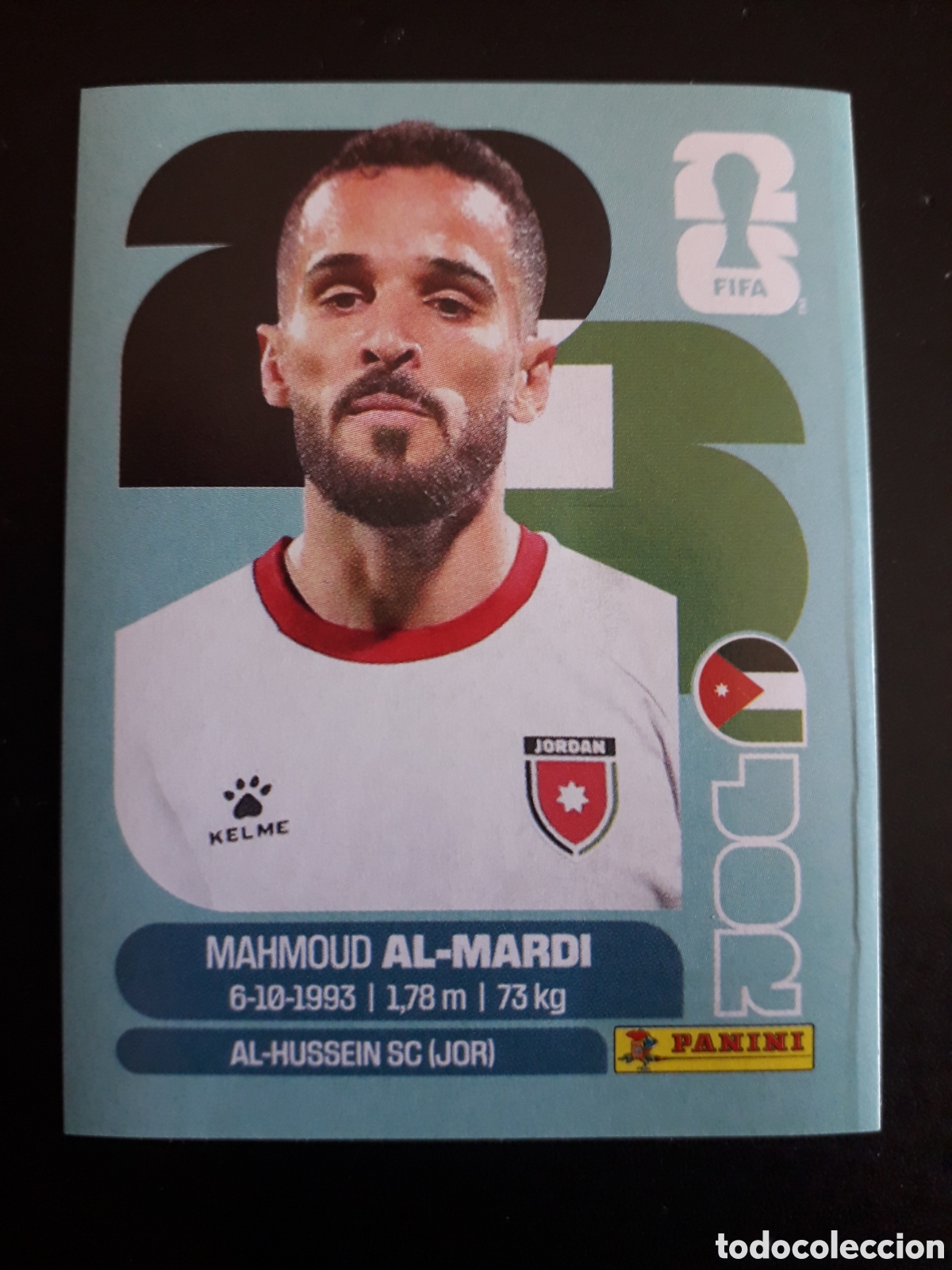 Cromos de f&uacute;tbol: AL-MARDI JORDANIA JOR 17 MUNDIAL F&Uacute;TBOL 2026 FIFA WORLD CUP PANINI SIN PEGAR PEDIDO M&Iacute;NIMO 3&euro;