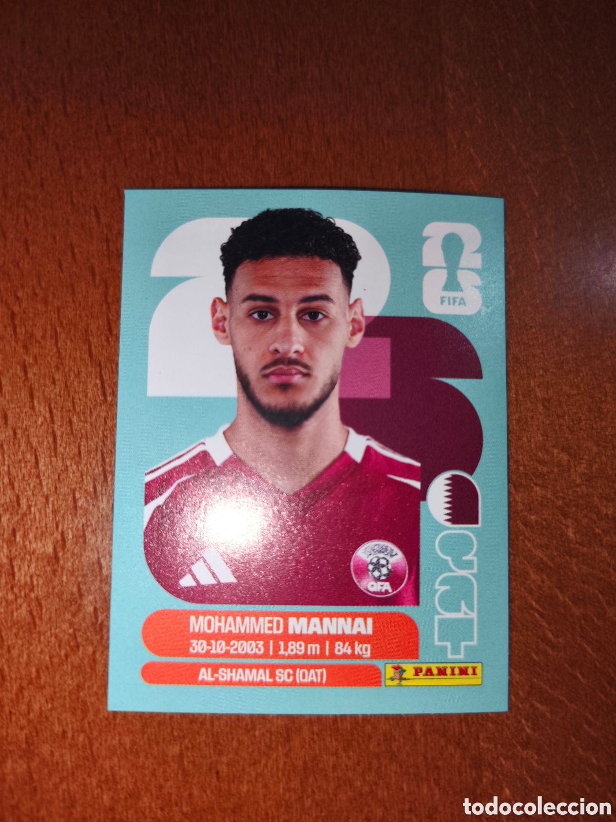 Fu&szlig;ball-Sticker: QAT9 Mohammed Mannai QAT 9 Fifa World Cup 2026 Qatar