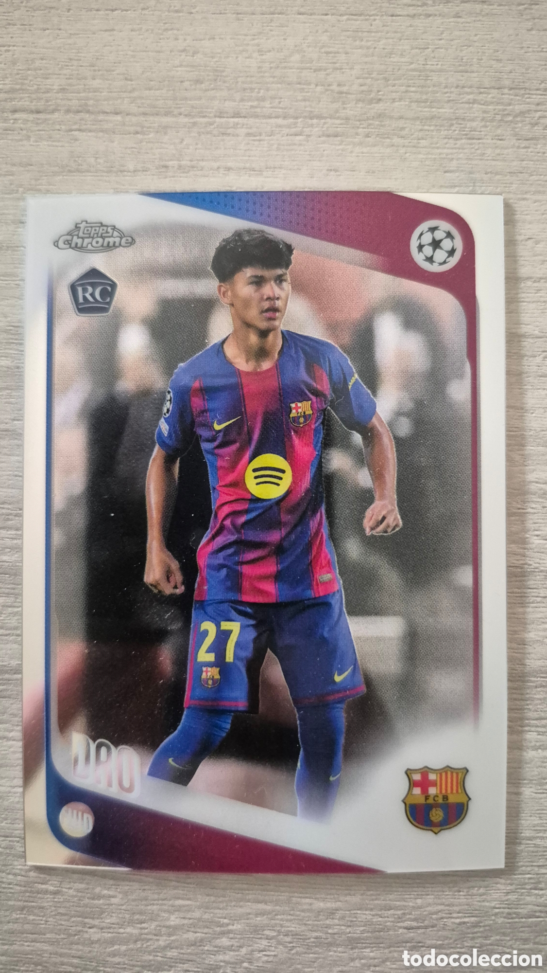 Cromos de f&uacute;tbol: Dro RC Topps Chrome UCC 2025/26
