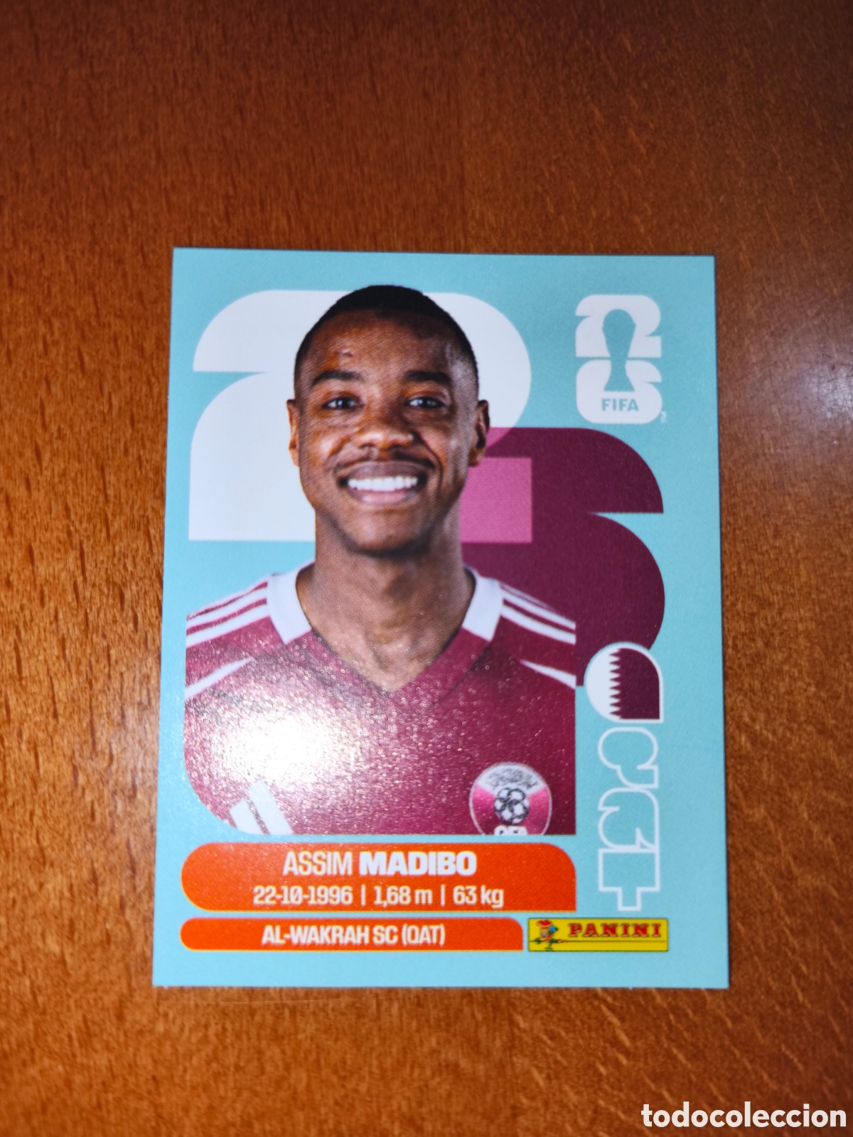 Fu&szlig;ball-Sticker: QAT11 Assim Madibo QAT 11 Fifa World Cup 2026 Qatar