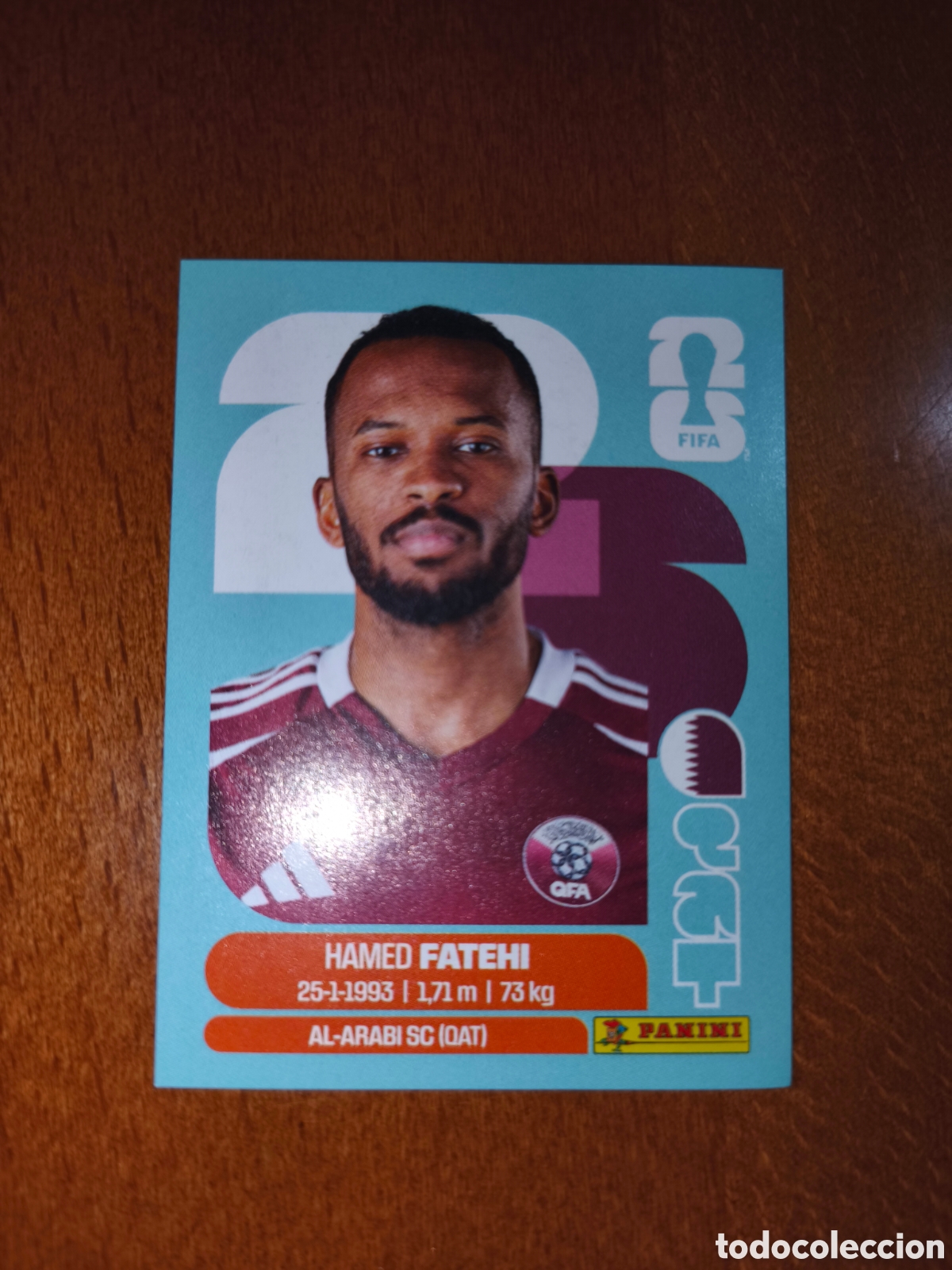 Fu&szlig;ball-Sticker: QAT12 Hamed Fatehi QAT 12 Fifa World Cup 2026 Qatar