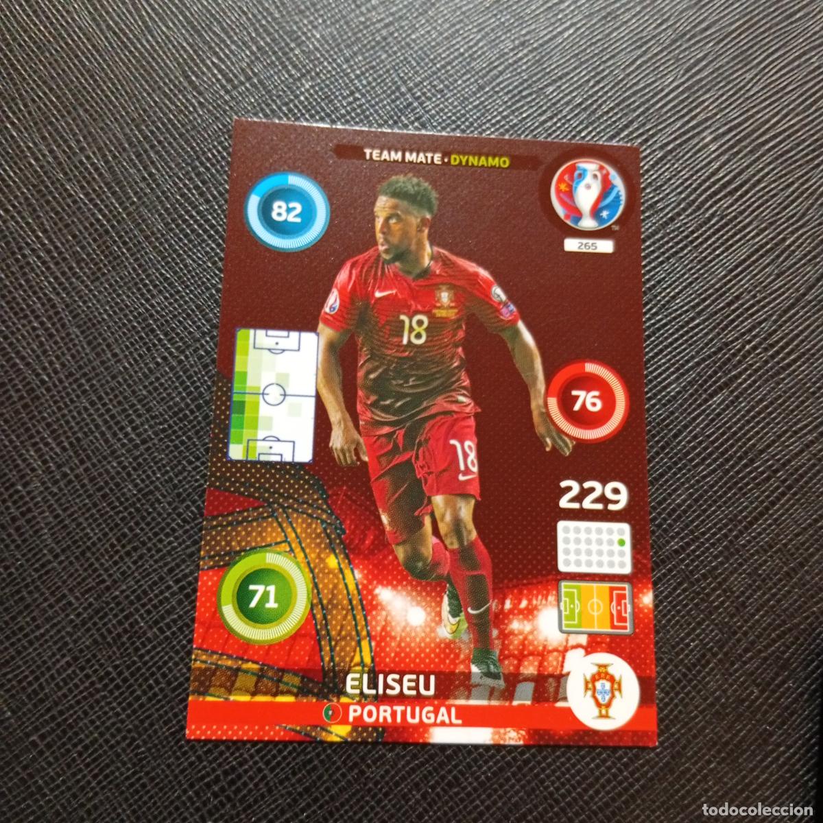 Football Stickers: 265 ELISEU PORTUGAL PANINI ADRENALYN FRANCIA EURO 2016 FUTBOL EUROCOPA 16 - A148 PG12