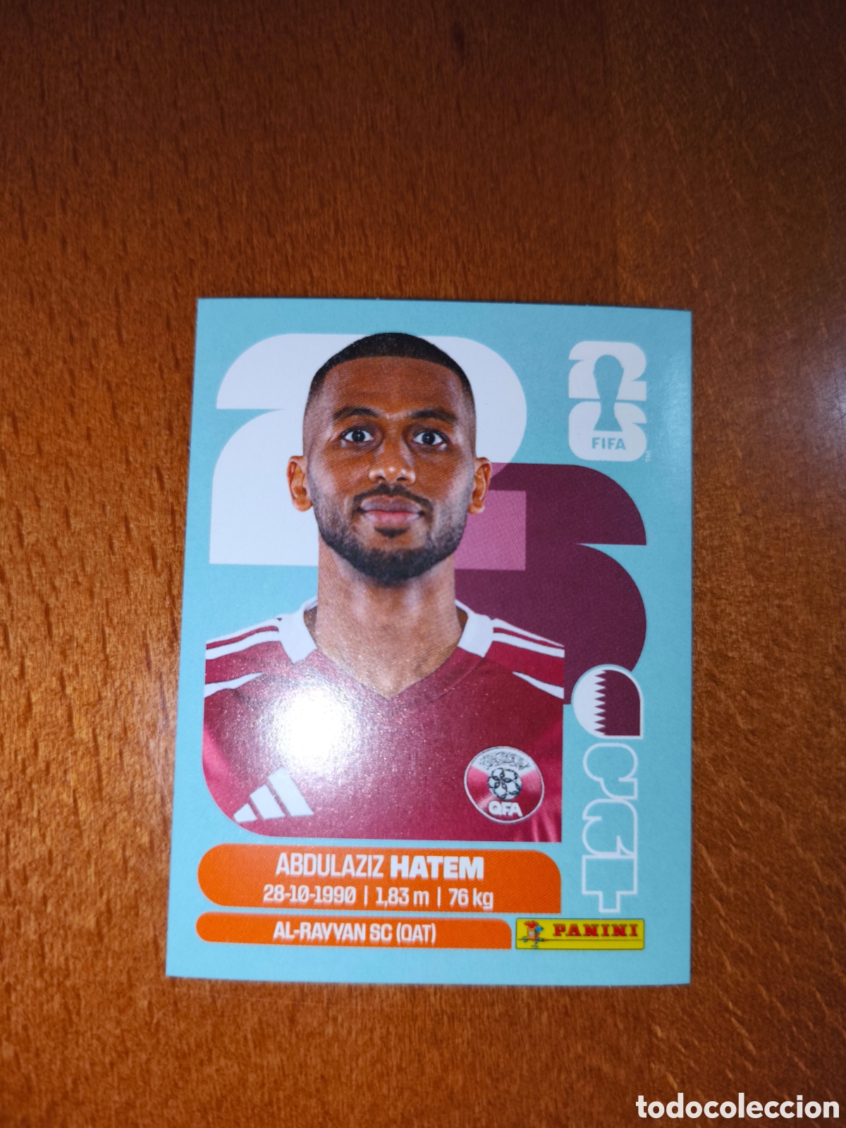 Fu&szlig;ball-Sticker: QAT15 Abdulaziz Hatem QAT 15 Fifa World Cup 2026 Qatar
