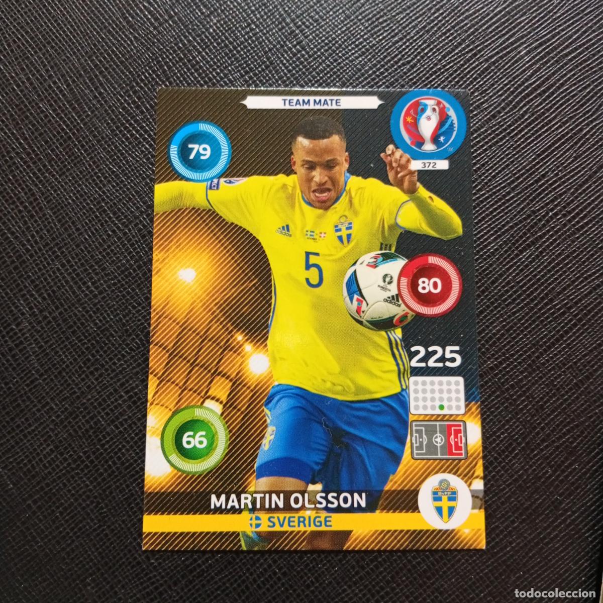 Football Stickers: 372 MARTIN OLSSON SUECIA PANINI ADRENALYN FRANCIA EURO 2016 FUTBOL EUROCOPA 16 - A148 PG12
