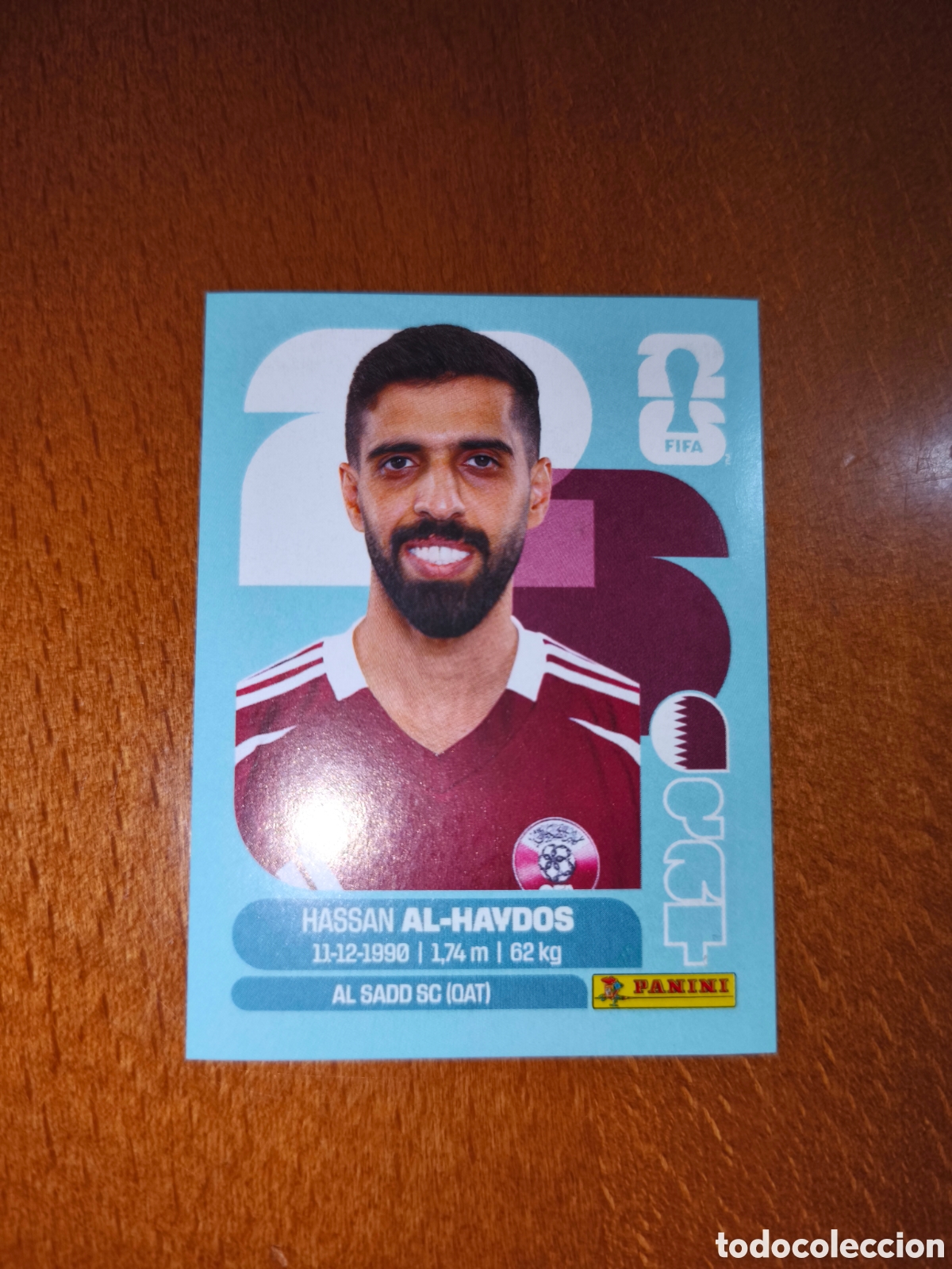 Fu&szlig;ball-Sticker: QAT16 Hassan Al-Haydos QAT 16 Fifa World Cup 2026 Qatar