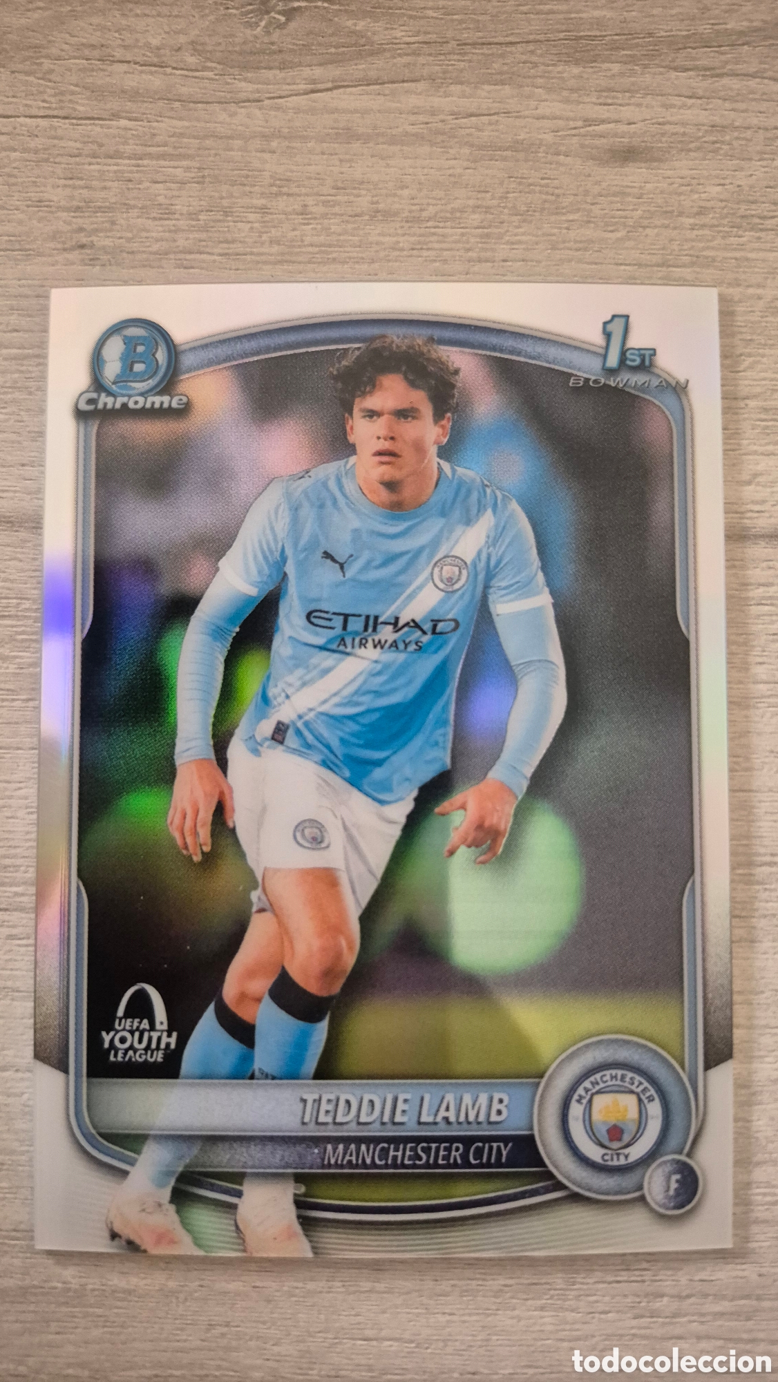Cartes &agrave; collectionner de Football: Teddie Lamb 1st Bowman Topps Chrome UCC 2025/26