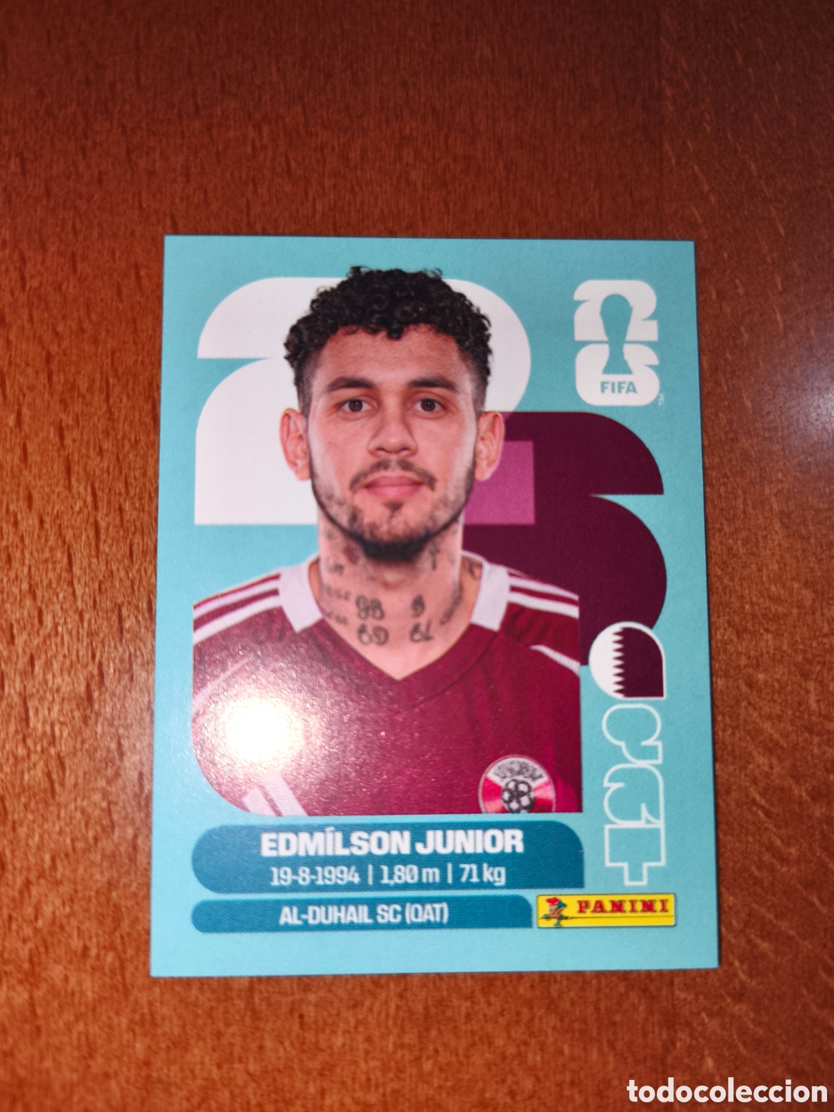Cartes &agrave; collectionner de Football: QAT17 Edmilson Junior QAT 17 Fifa World Cup 2026 Qatar