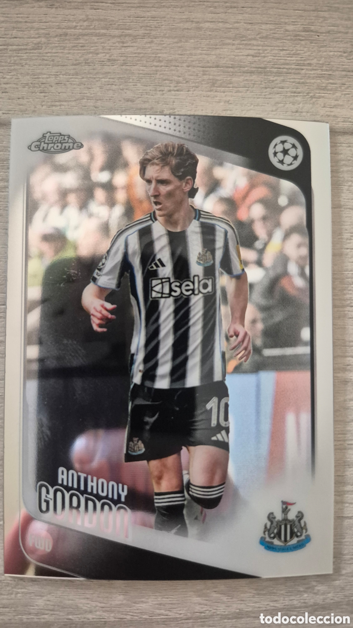 Cromos de f&uacute;tbol: Anthony Gordon Topps Chrome UCC 2025/26