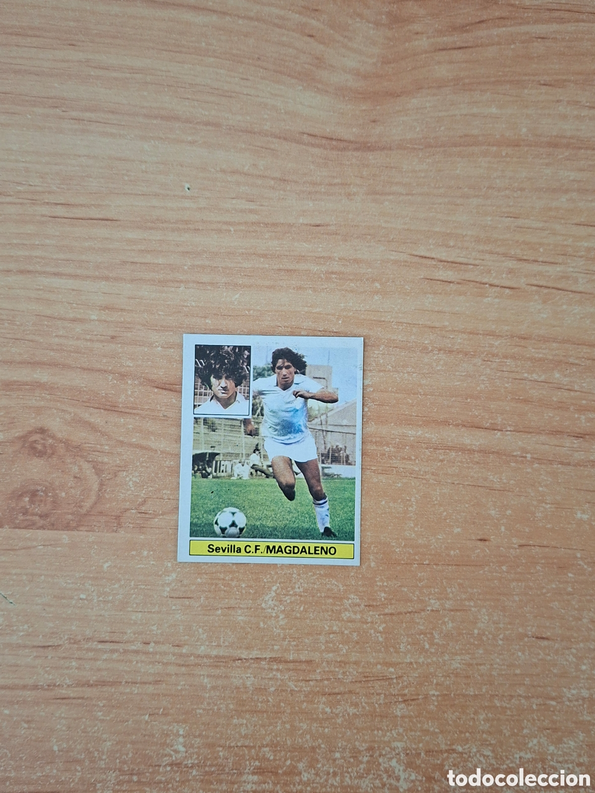 Cartes &agrave; collectionner de Football: Este 81 82 magdaleno Sevilla pintado 13fichaje despegado ver fotos