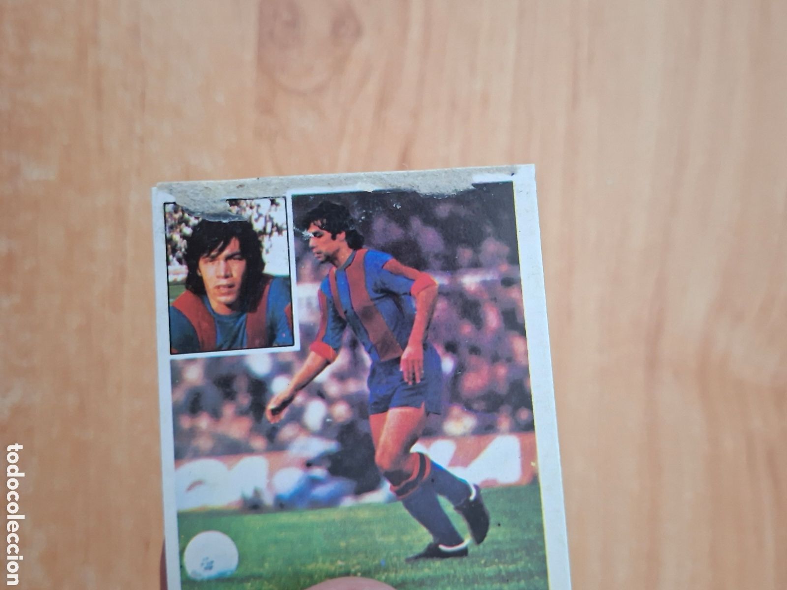 Cartes &agrave; collectionner de Football: Este 81 82 Gerardo Barcelona pintado mal estado por delante 2 fichaje despegado ver fotos