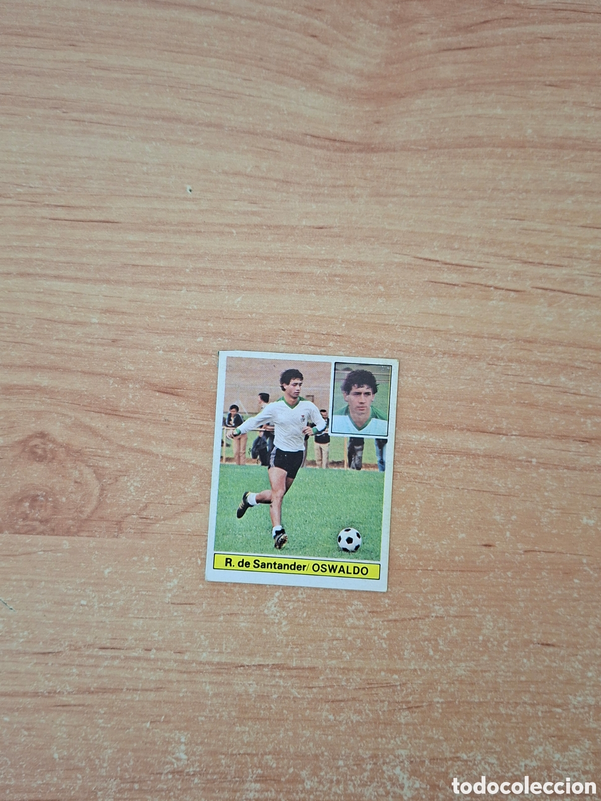 Cartes &agrave; collectionner de Football: Este 81 82 oswaldo Santander coloca despegado ver fotos