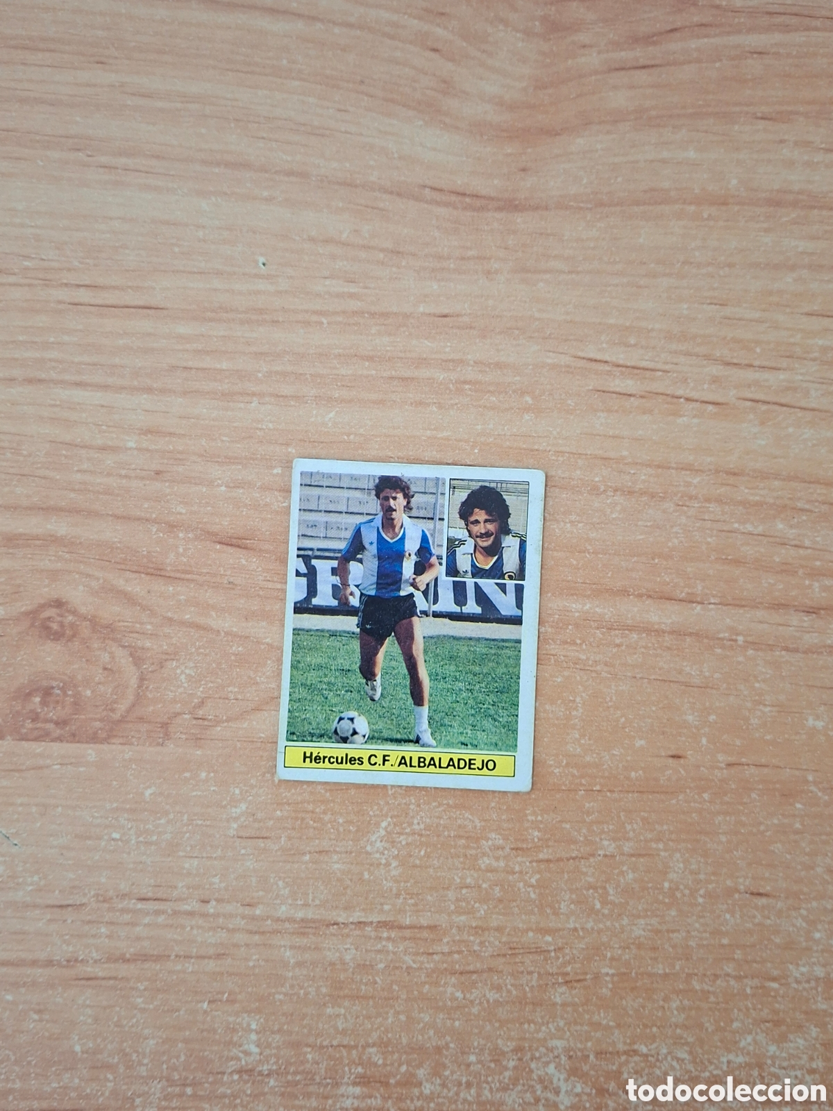 Cartes &agrave; collectionner de Football: Este 81 82 albaladejo h&eacute;rcules coloca despegado ver fotos