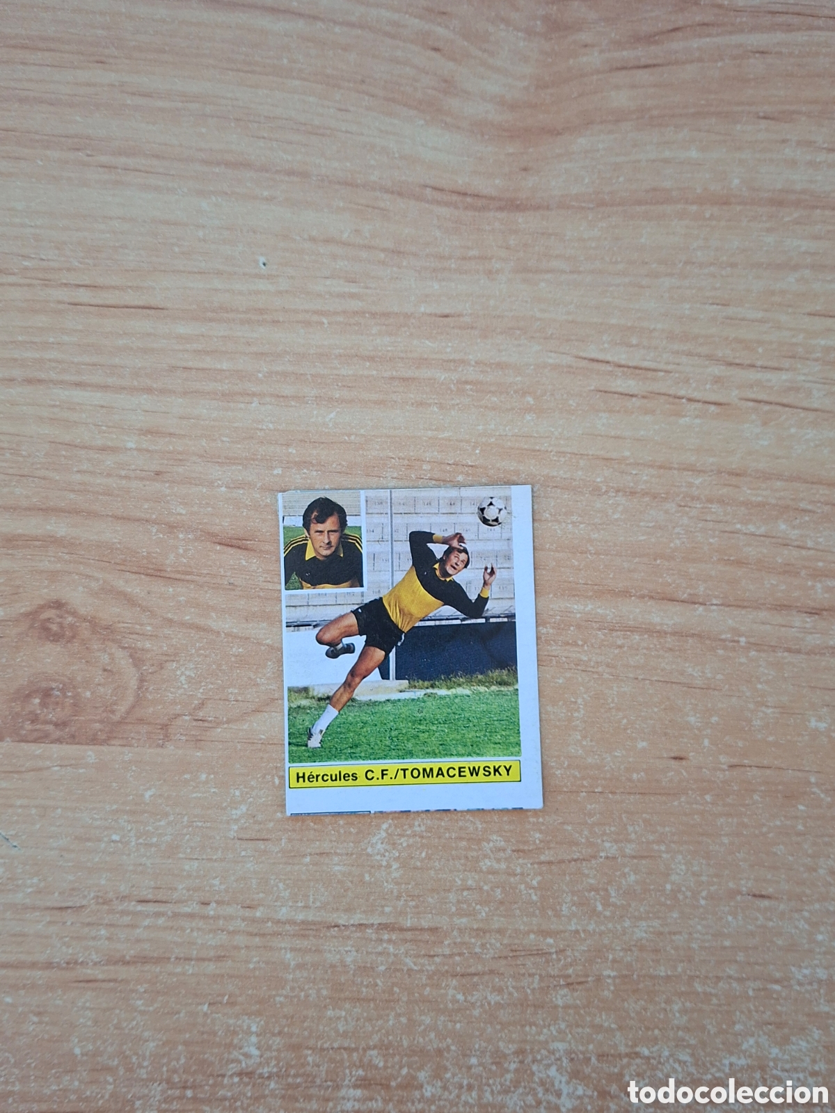 Cartes &agrave; collectionner de Football: Este 81 82 tomacewsky h&eacute;rcules coloca despegado ver fotos