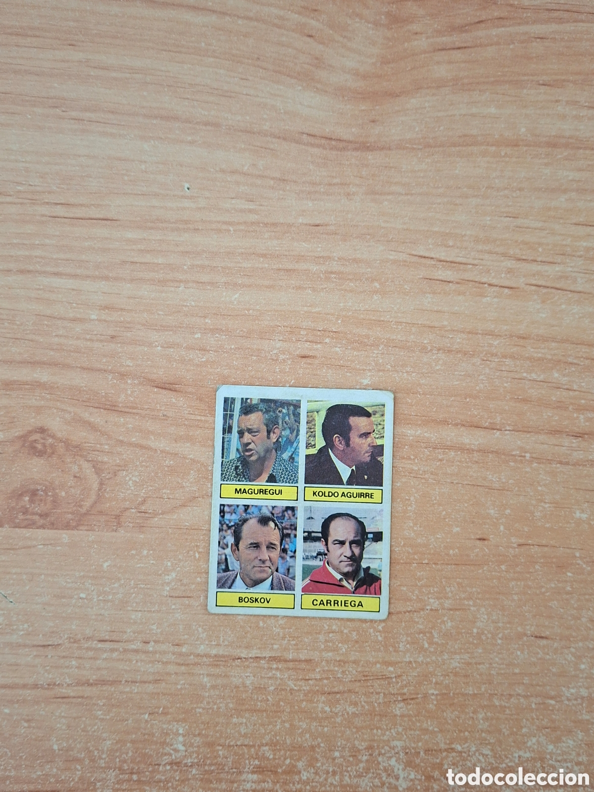 Cartes &agrave; collectionner de Football: Este 81 82 carriega at Madrid despegado ver fotos