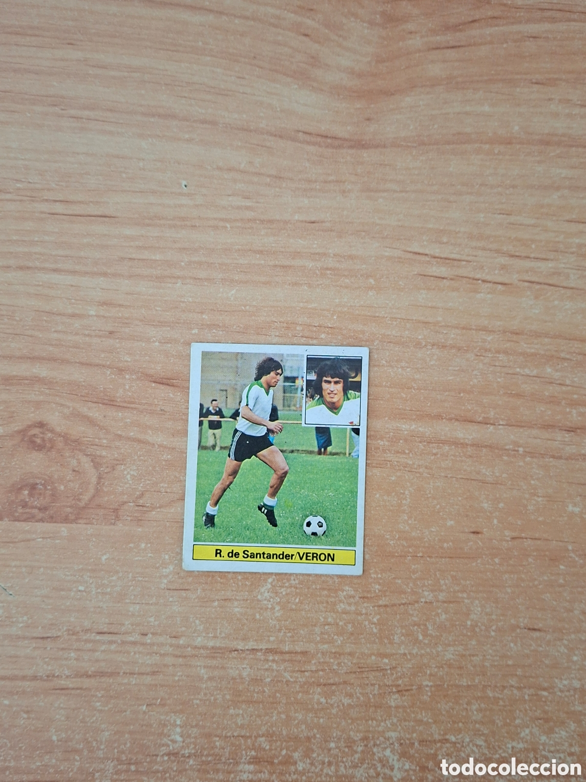 Cartes &agrave; collectionner de Football: Este 81 82 veron Santander doble despegado ver fotos