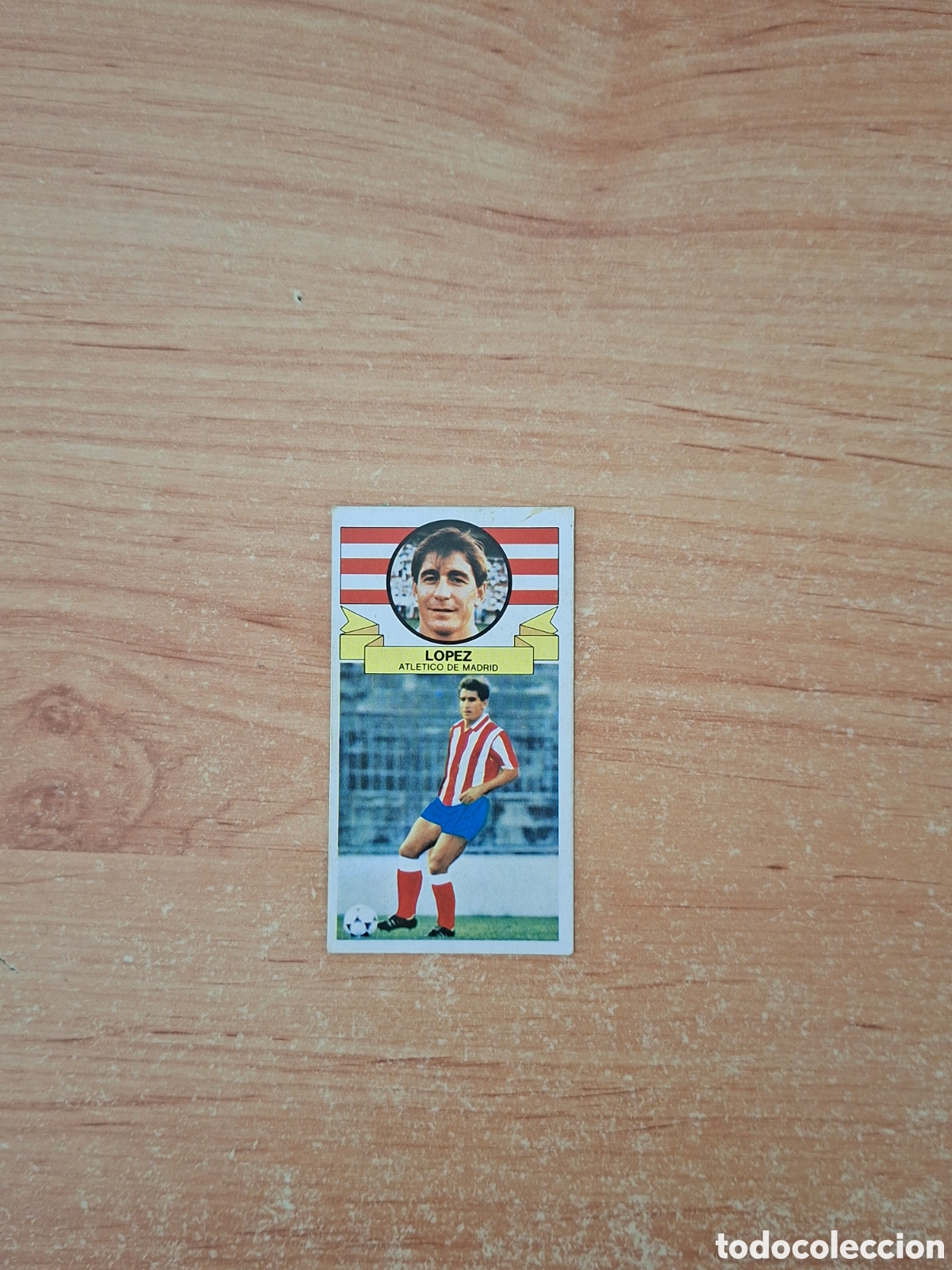 Cartes &agrave; collectionner de Football: Este 85 86 lopez at Madrid pintado 3 fichaje despegado ver fotos