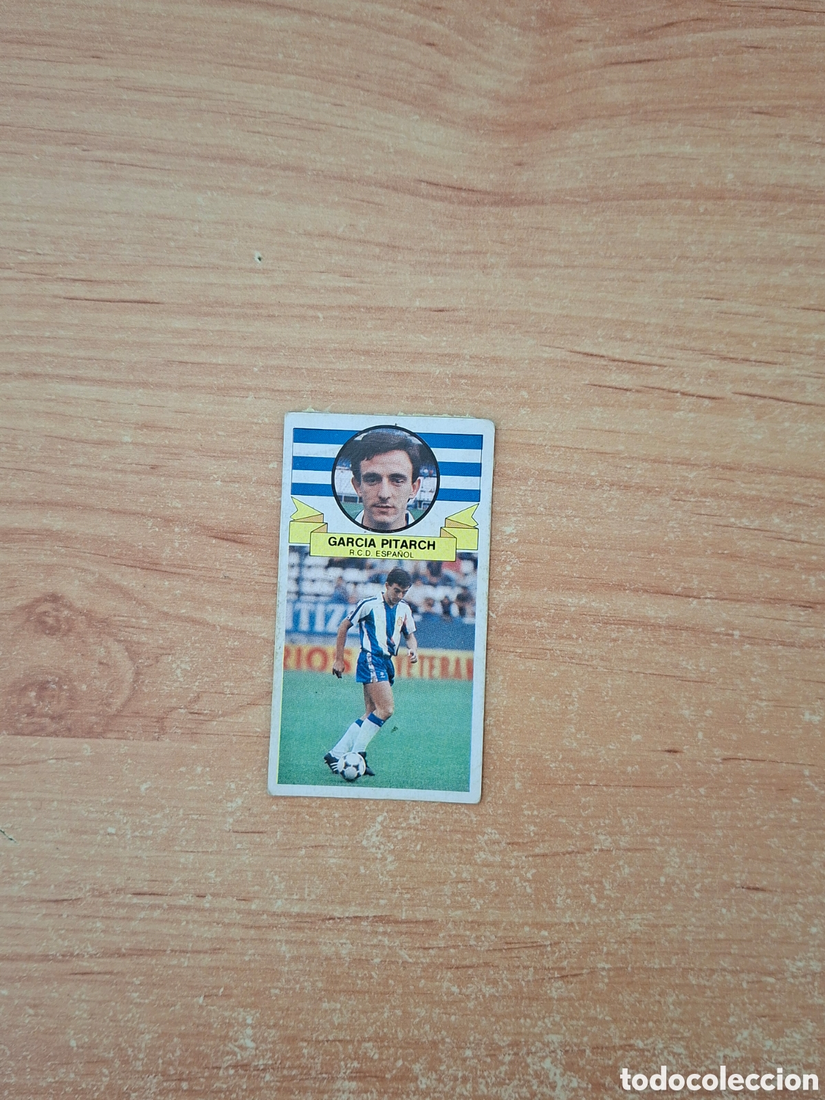 Cartes &agrave; collectionner de Football: Este 85 86 garcia pitarch espa&ntilde;ol doble 8 fichaje despegado ver fotos