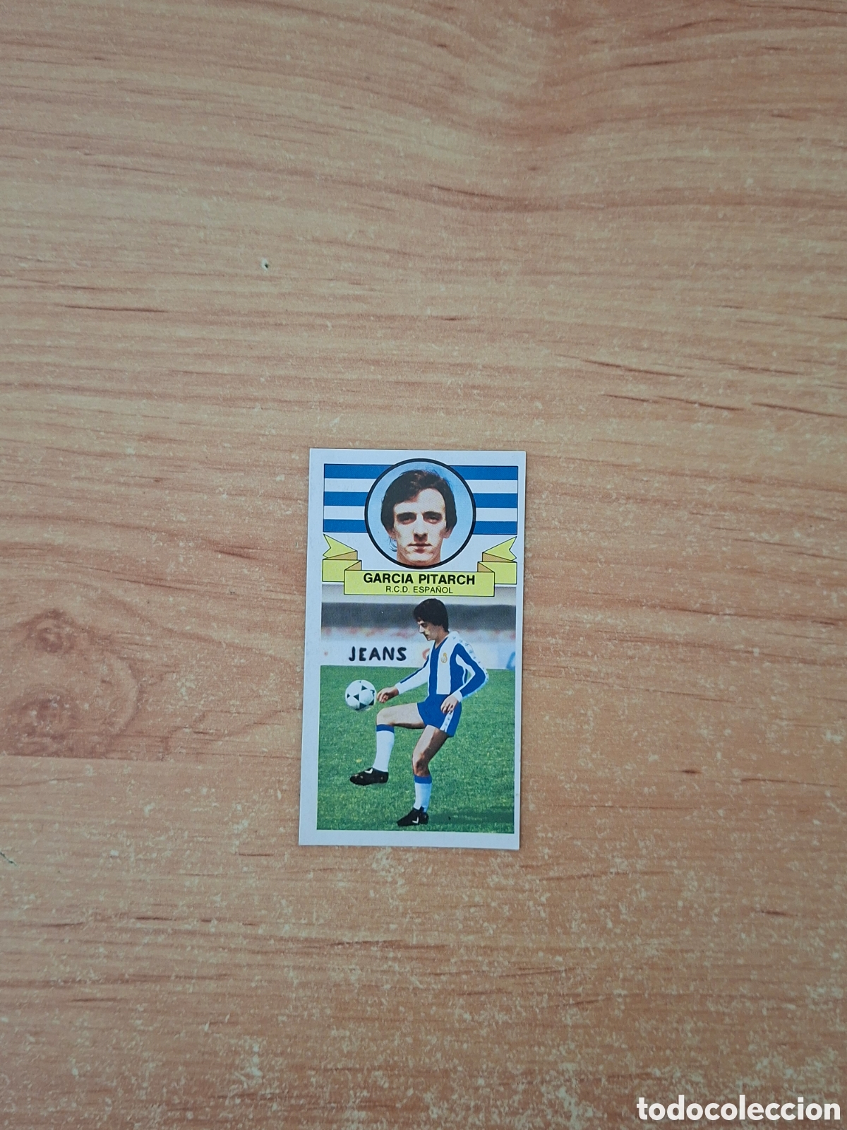 Cartes &agrave; collectionner de Football: Este 85 86 garcia pitarch espa&ntilde;ol pintado 8 fichaje despegado ver fotos