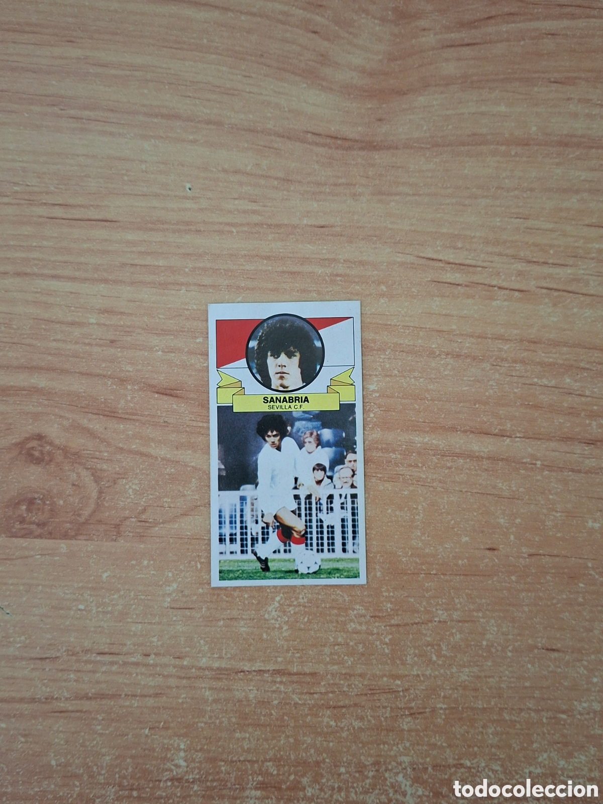 Cartes &agrave; collectionner de Football: Este 85 86 sanabria Sevilla pintado 10 fichaje despegado ver fotos