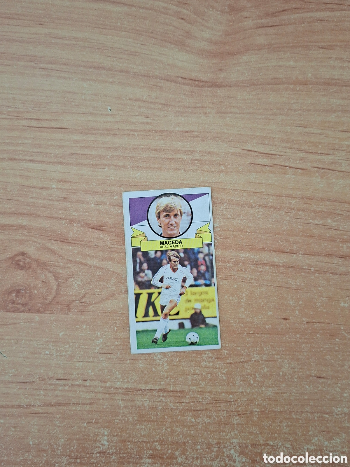 Cartes &agrave; collectionner de Football: Este 85 86 maceda Madrid 12 fichaje despegado ver fotos