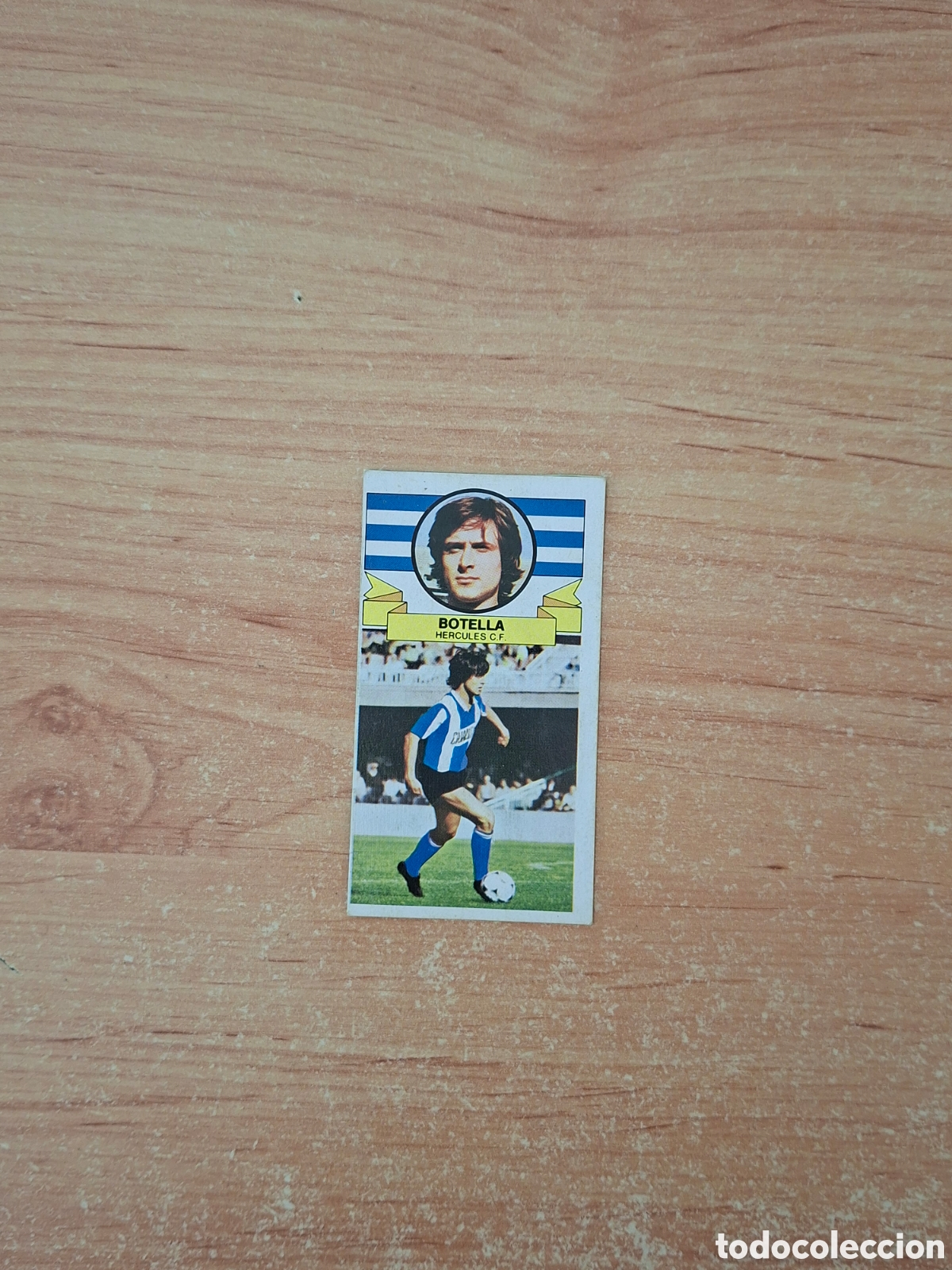 Cartes &agrave; collectionner de Football: Este 85 86 botella h&eacute;rcules pintado 14 baja fichaje despegado ver fotos