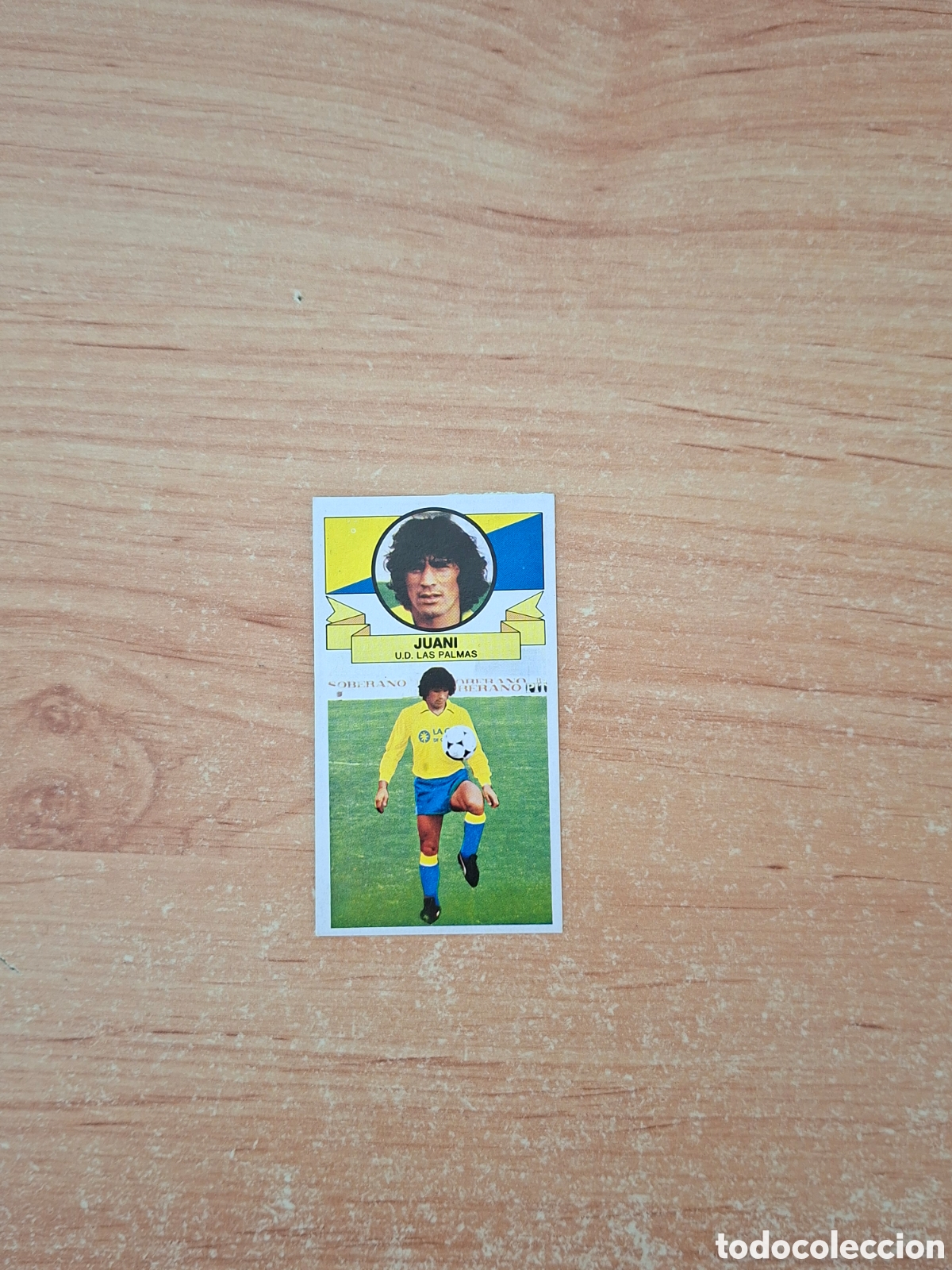 Cartes &agrave; collectionner de Football: Este 85 86 juani las Palmas 24 fichaje despegado ver fotos