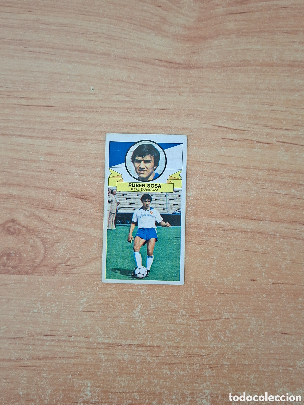 Cromos de f&uacute;tbol: Este 85 86 ruben sosa Zaragoza 31 fichaje despegado ver fotos
