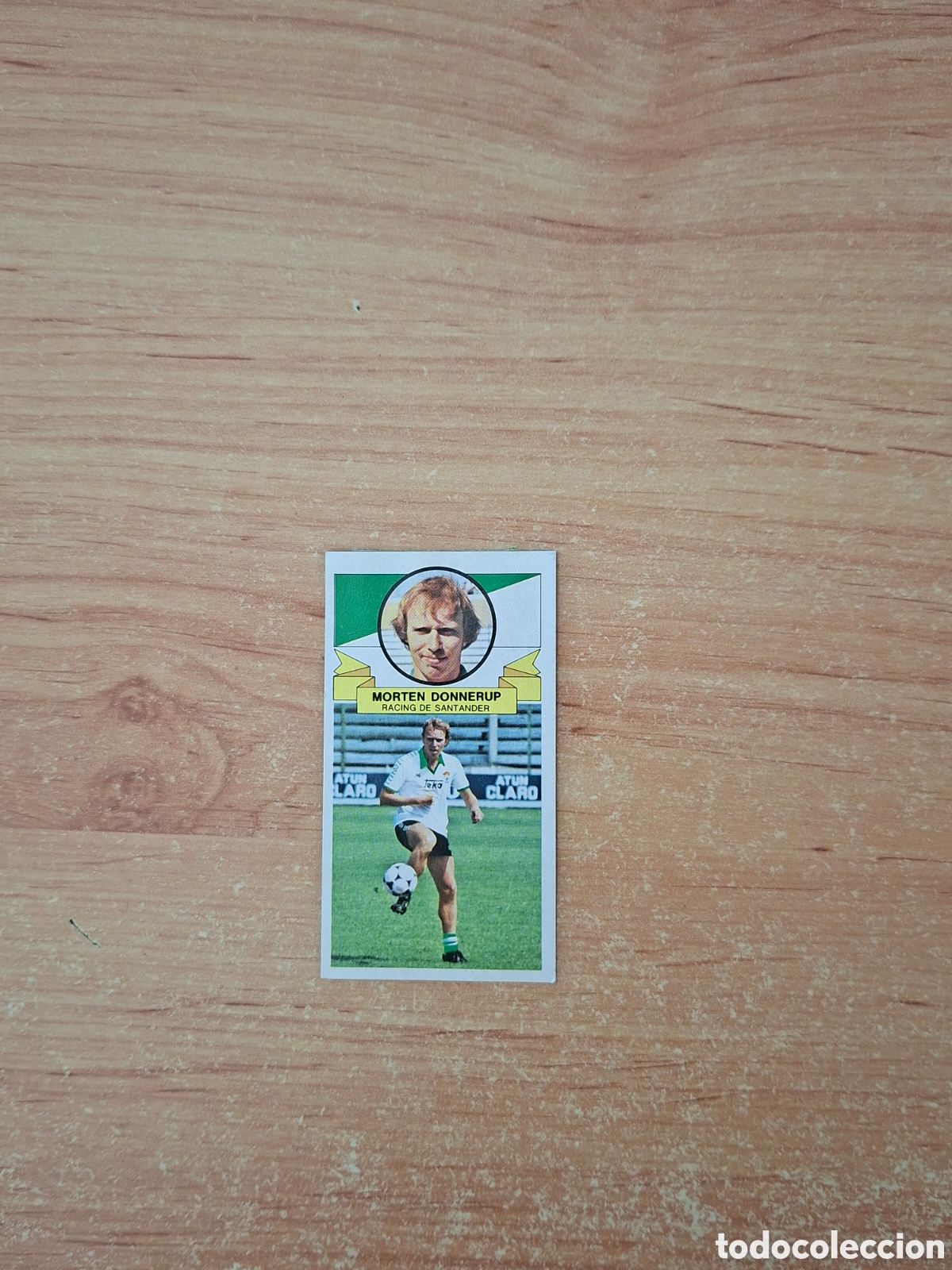 Cromos de f&uacute;tbol: Este 85 86 morten donerup Santander 33 fichaje despegado ver fotos