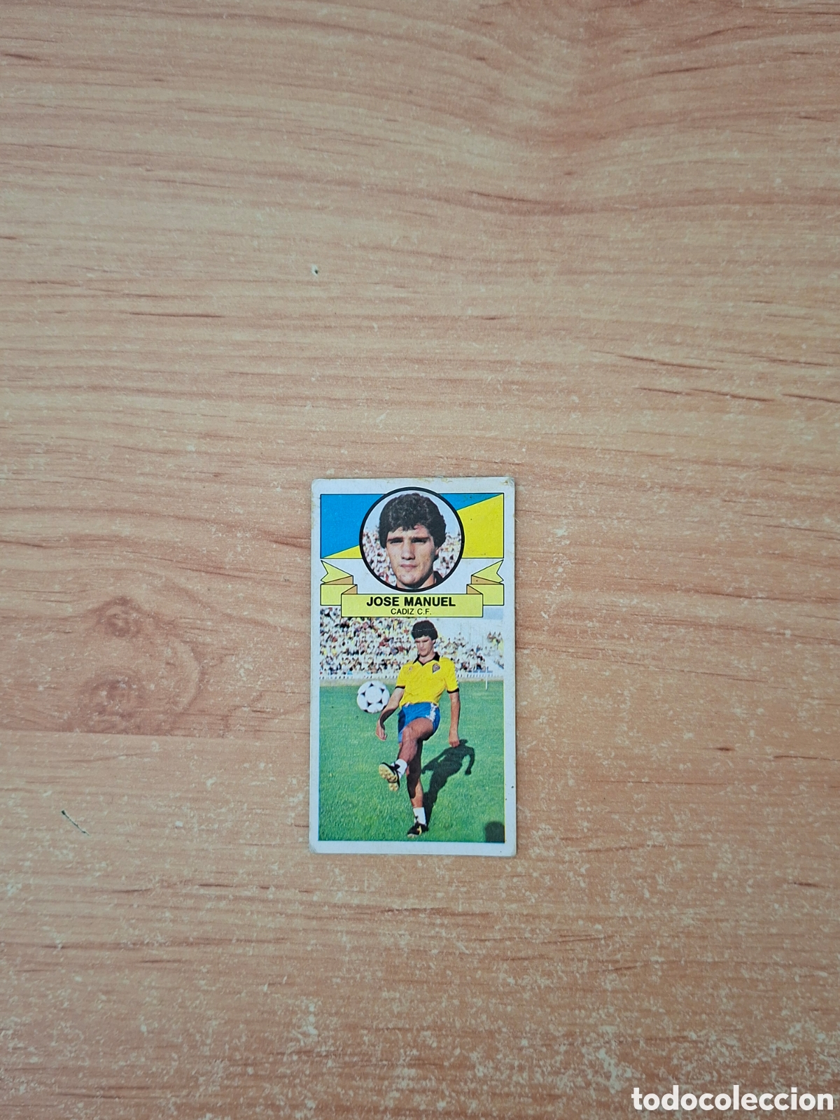 Cromos de f&uacute;tbol: Este 85 86 jose Manuel cadiz 37 fichaje despegado ver fotos